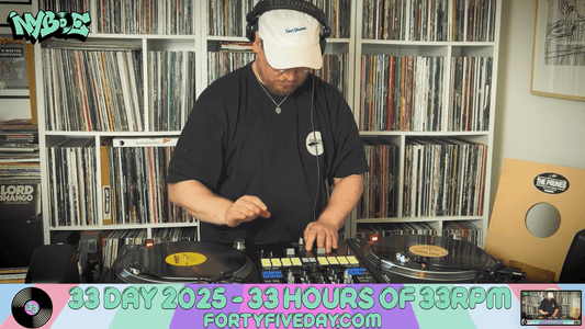 New live vinyl-mix for 33 Day up on 45 Day's YouTube channel - Nyboe