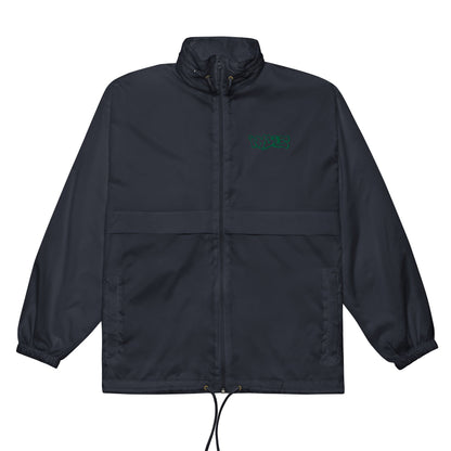 Nyboe Logo Unisex Windbreaker | Green Logo - Nyboe