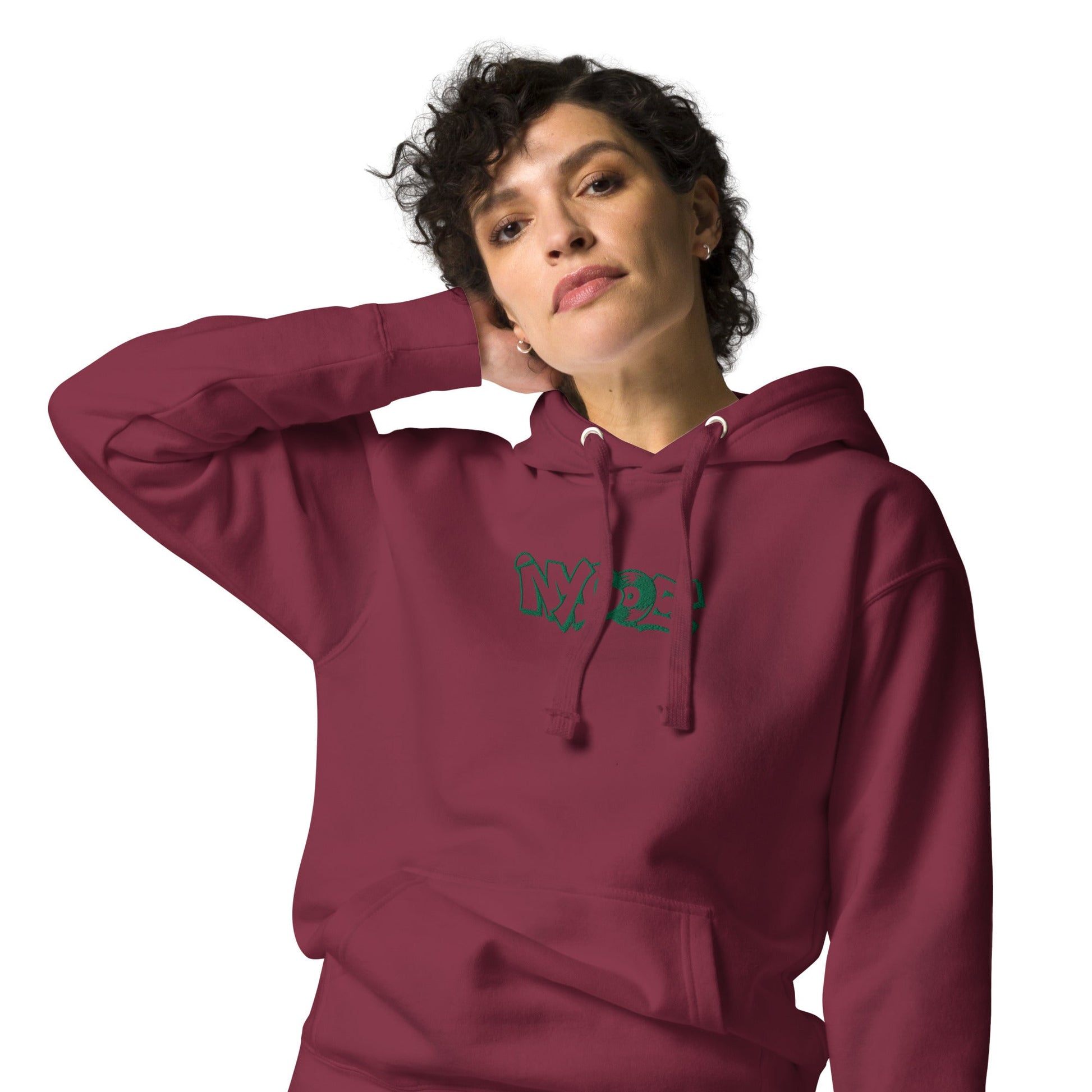 Nyboe Logo Embroided Unisex Hoodie - Nyboe